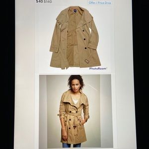 GAP Women’s Trench Coat- NWOT Size XS